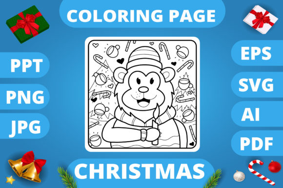 A Brand Designer's Review of Christmas Coloring Page V3 Graphics