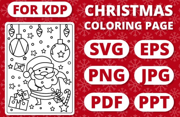 A Brand Designer’s Review of KDP Christmas Coloring Page Graphics