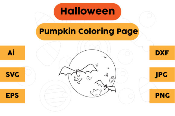 A Graphic Designer's Review of Halloween Coloring Page Moon 03
