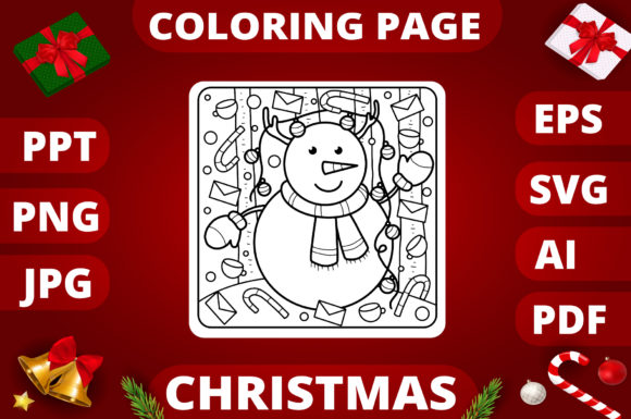 A Practical Review of Christmas Coloring Page for Kids 23 Graphics
