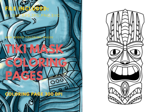 A Tiki-Themed Design Asset for Your Creative Shop