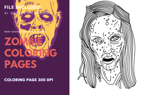 From Graphics to Content: Reviewing a Zombie Coloring Page Template