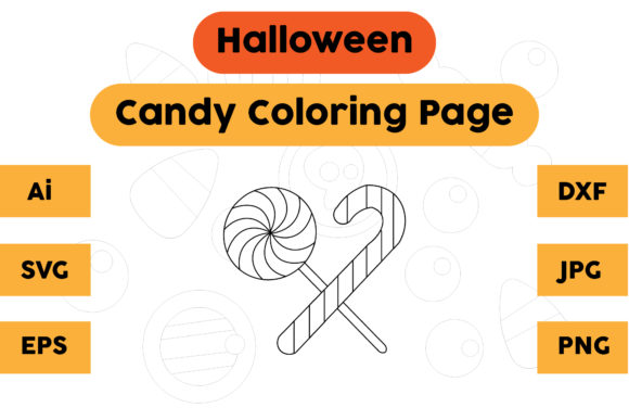 Halloween Candy Graphics for Small Business Branding
