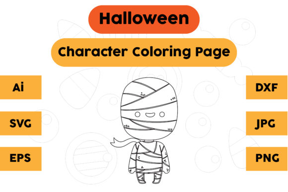 Halloween Graphics: Character 06 for Seasonal Branding