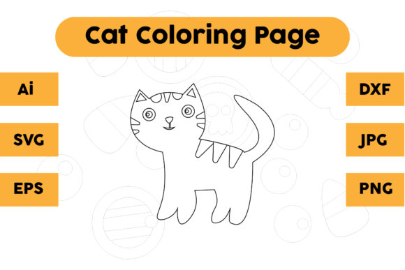 Kids Cat Coloring Page: A Publisher's Graphic Review